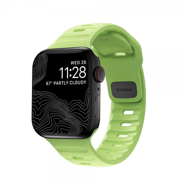 Nomad Apple Watch 38/40/41/42mm Armbånd Sport Band Glow 2.0