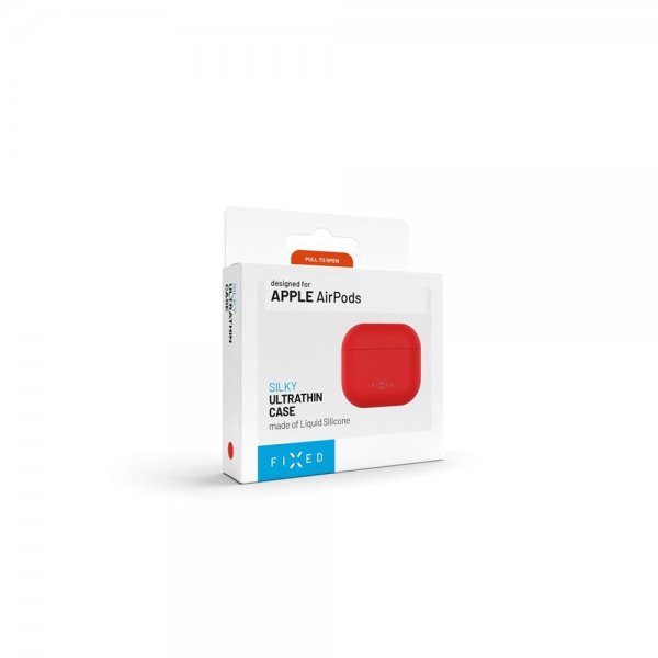 Fixed AirPods Pro 3 Deksel Silky Rød