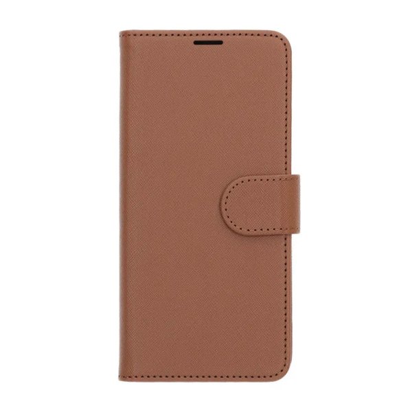 Samsung Galaxy S25 FE Etui med Kortlomme stativfunksjon Brun