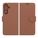 Samsung Galaxy S25 FE Etui med Kortlomme stativfunksjon Brun