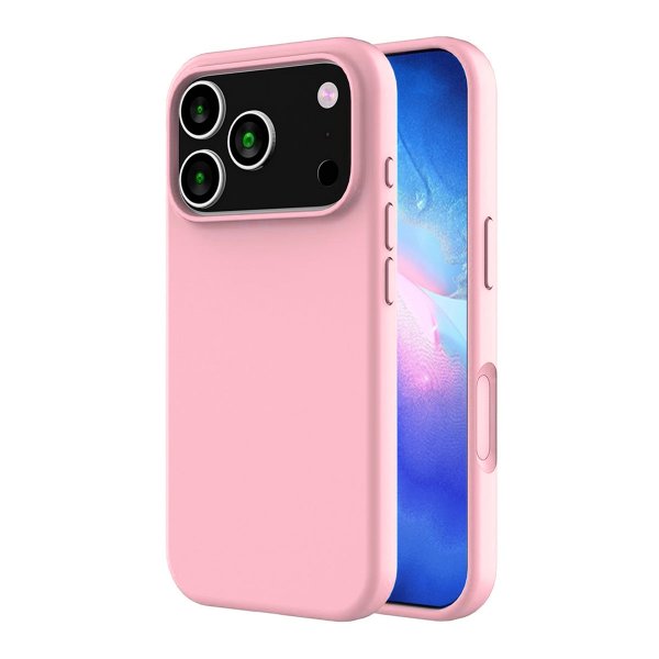 Rvelon iPhone 17 Pro Max Deksel Silikon MagSafe Rosa