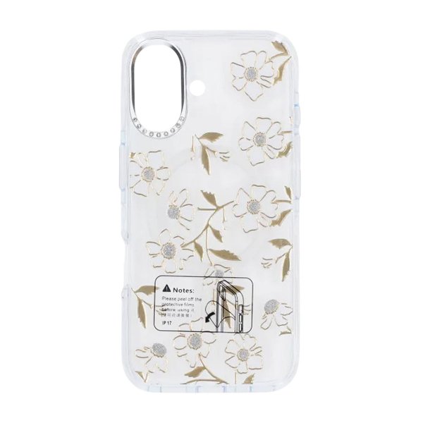 iPhone 17 Deksel Mønster MagSafe Blomster