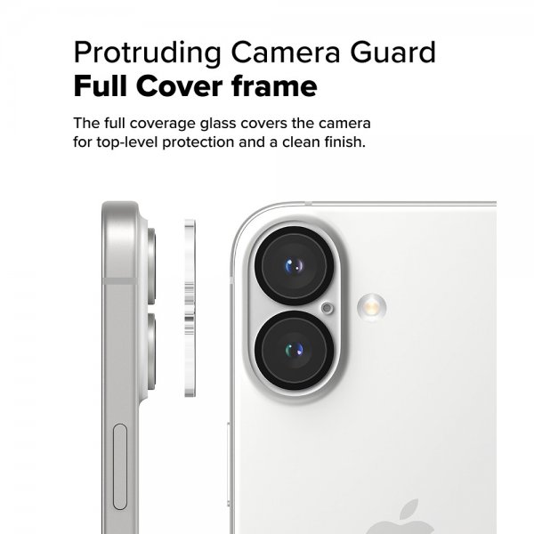 Ringke iPhone 16/iPhone 16 Plus Kamerabeskytter Camera Protector Glass 2-pakning