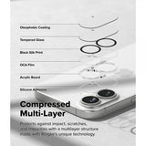 Ringke iPhone 16/iPhone 16 Plus Kamerabeskytter Camera Protector Glass 2-pakning