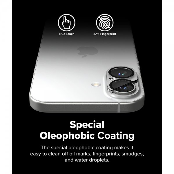 Ringke iPhone 16/iPhone 16 Plus Kamerabeskytter Camera Protector Glass 2-pakning