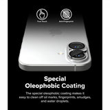 Ringke iPhone 16/iPhone 16 Plus Kamerabeskytter Camera Protector Glass 2-pakning