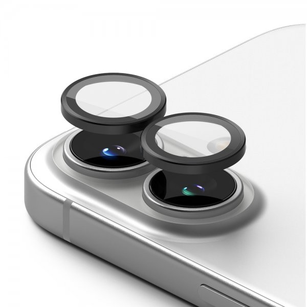Ringke iPhone 16/iPhone 16 Plus Kamerabeskytter Camera Lens Frame 2-pakning