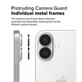 Ringke iPhone 16/iPhone 16 Plus Kamerabeskytter Camera Lens Frame 2-pakning