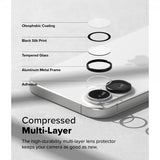 Ringke iPhone 16/iPhone 16 Plus Kamerabeskytter Camera Lens Frame 2-pakning