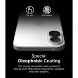Ringke iPhone 16/iPhone 16 Plus Kamerabeskytter Camera Lens Frame 2-pakning