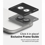 Ringke iPhone 16/iPhone 16 Plus Kamerabeskytter Camera Lens Frame 2-pakning