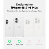 Ringke iPhone 16/iPhone 16 Plus Kamerabeskytter Camera Lens Frame 2-pakning