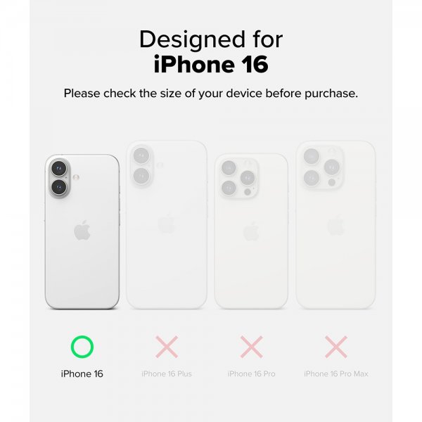 Ringke iPhone 16 Deksel Onyx Magnetic Svart