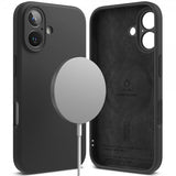 Ringke iPhone 16 Deksel Silicone Magnetic Svart