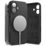 Ringke iPhone 16 Deksel Silicone Magnetic Svart