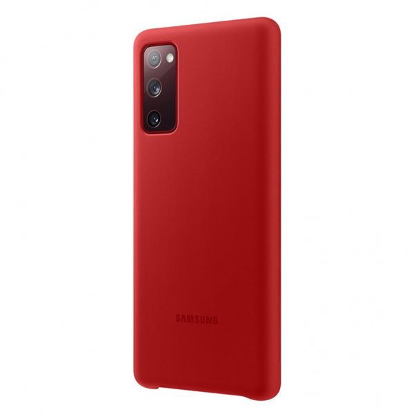 Samsung Original Samsung Galaxy S20 FE Deksel Silikoni Cover Röd