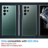 Spigen Samsung Galaxy S22 Ultra Deksel AirSkin Crystal Clear
