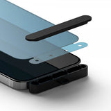 Ringke iPhone 15 Pro Max Skjermbeskytter Privacy Tempered Glass Installation Jig