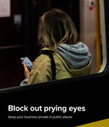 Ringke iPhone 15 Pro Skjermbeskytter Privacy Tempered Glass Installation Jig