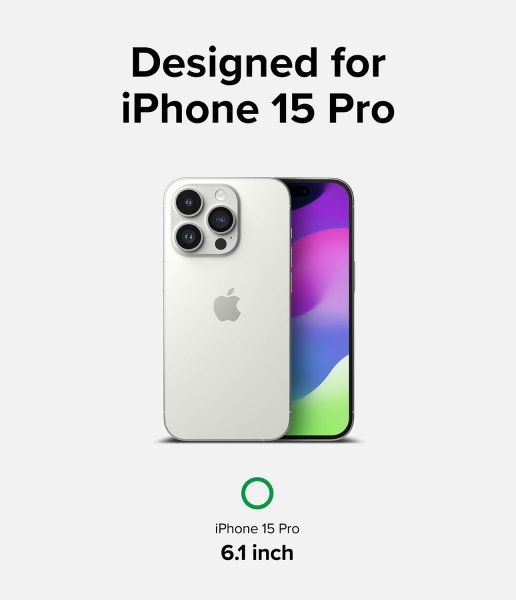 Ringke iPhone 15 Pro Skjermbeskytter Privacy Tempered Glass Installation Jig