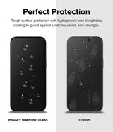 Ringke iPhone 15 Skjermbeskytter Privacy Tempered Glass Installation Jig