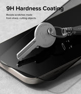 Ringke iPhone 15 Skjermbeskytter Privacy Tempered Glass Installation Jig