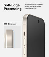 Ringke iPhone 15 Skjermbeskytter Privacy Tempered Glass Installation Jig