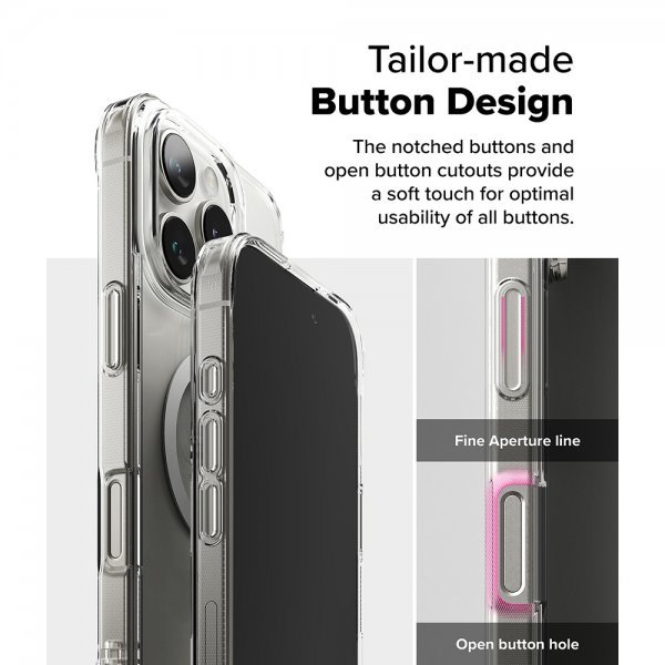 Ringke iPhone 16 Pro Max Deksel Fusion Magnetic Transparent