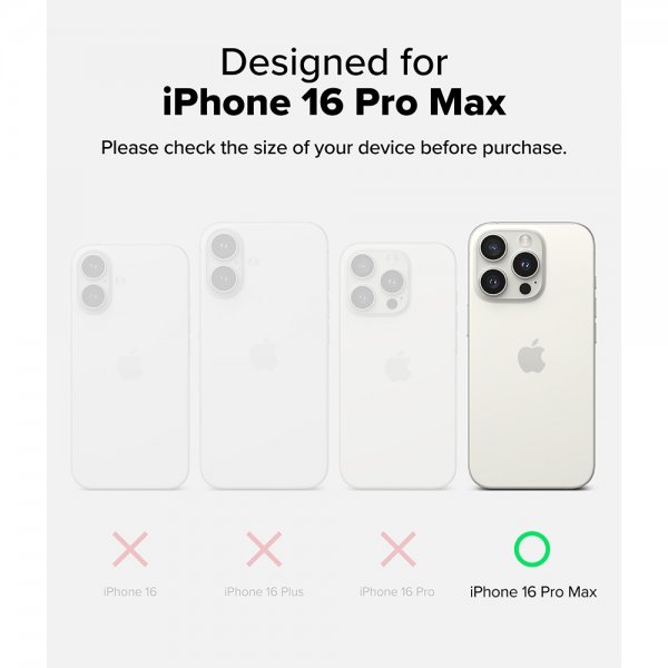 Ringke iPhone 16 Pro Max Deksel Fusion Magnetic Transparent