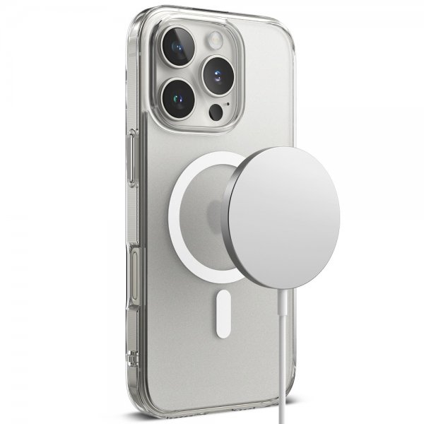Ringke iPhone 16 Pro Max Deksel Fusion Magnetic Matte Transparent