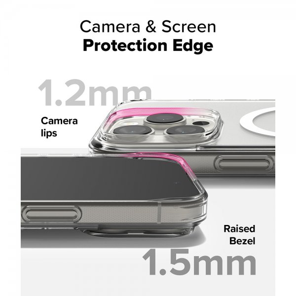 Ringke iPhone 16 Pro Max Deksel Fusion Magnetic Matte Transparent