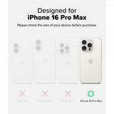 Ringke iPhone 16 Pro Max Deksel Fusion Magnetic Matte Transparent