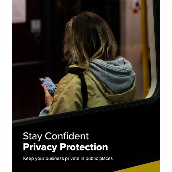 Ringke iPhone 16 Pro Max Skjermbeskytter Easy Slide Privacy 2-pakning