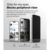 Ringke iPhone 16 Pro Max Skjermbeskytter Easy Slide Privacy 2-pakning