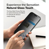 Ringke iPhone 16 Pro Max Skjermbeskytter Easy Slide Privacy 2-pakning