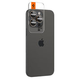 Spigen iPhone 16 Pro/Pro Max/17 Pro/Pro Max Kamerabeskytter GLAS.tR EZ Fit Optik Pro 2-pakning Desert Titanium