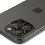 Spigen iPhone 16 Pro/Pro Max/17 Pro/Pro Max Kamerabeskytter GLAS.tR EZ Fit Optik Pro 2-pakning Desert Titanium