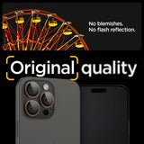 Spigen iPhone 16 Pro/Pro Max/17 Pro/Pro Max Kamerabeskytter GLAS.tR EZ Fit Optik Pro 2-pakning Desert Titanium