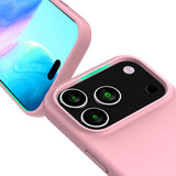 Rvelon iPhone 17 Pro Deksel Silikon MagSafe Rosa