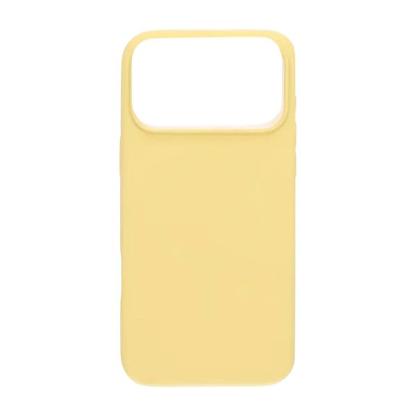 Rvelon iPhone 17 Pro Deksel Silikon MagSafe Gul