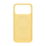 Rvelon iPhone 17 Pro Deksel Silikon MagSafe Gul