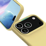 Rvelon iPhone 17 Pro Max Deksel Silikon MagSafe Gul