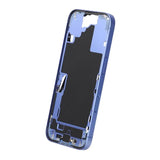 Midtre ramme med smådeler for iPhone 16 - Blå OEM
