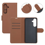Samsung Galaxy S25 FE Etui med Kortlomme stativfunksjon Brun