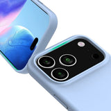 Rvelon iPhone 17 Pro Deksel Silikon MagSafe Blå