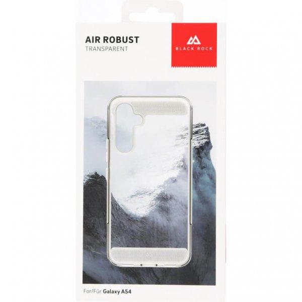 Black Rock Samsung Galaxy A54 5G Deksel Air Robust Case Transparent
