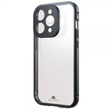Black Rock iPhone 15 Pro Deksel 360 Glass Transparent Svart