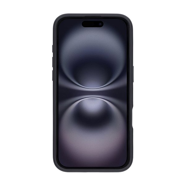 iPhone 16 Deksel Roterbart Stativ Svart
