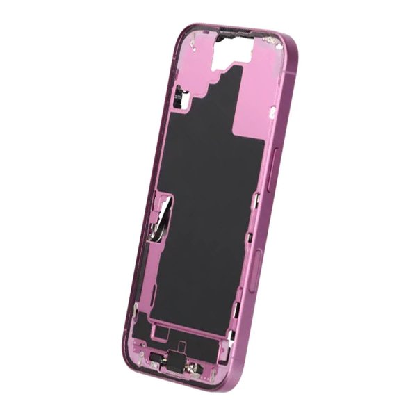Midtre ramme med smådeler for iPhone 16 - lilla OEM