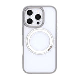 iPhone 16 Pro Deksel Roterbart Stativ Grå